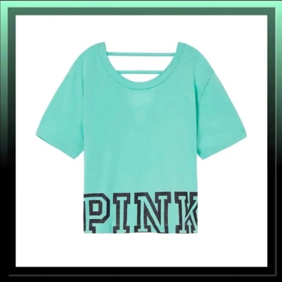 PINK Victoria's Secret Tops - Victoria Secret Pink Oversized Crop Top PINK Victoria's Secret Tops - Victoria Secret Pink Oversized Crop Top